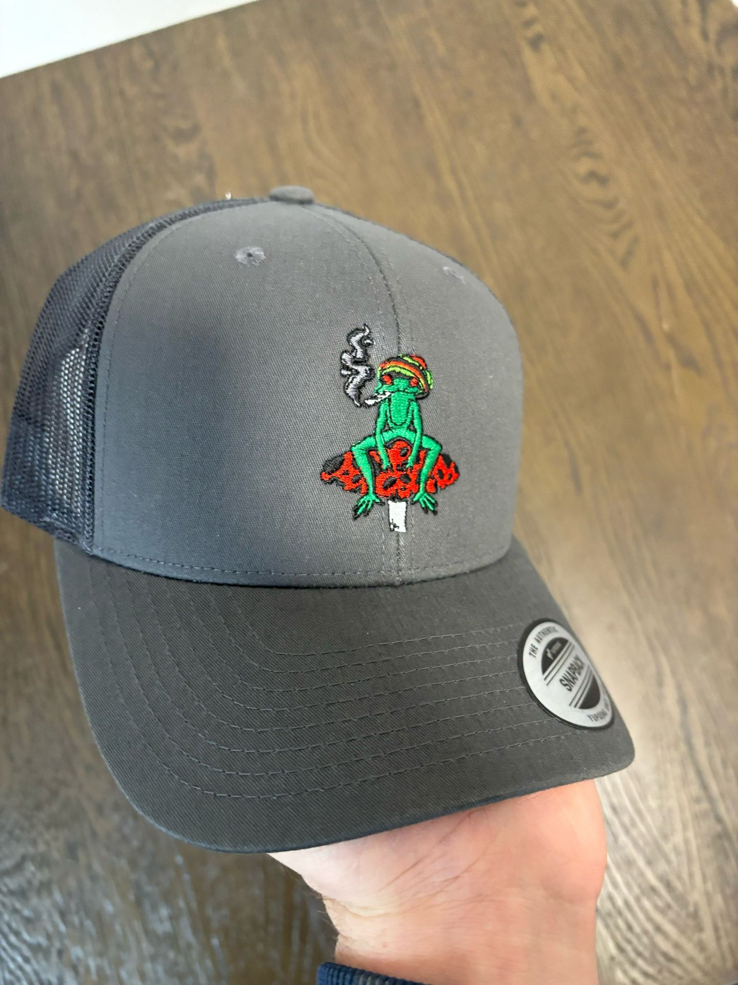 Grey Rastafrog Flexfit SnapBack